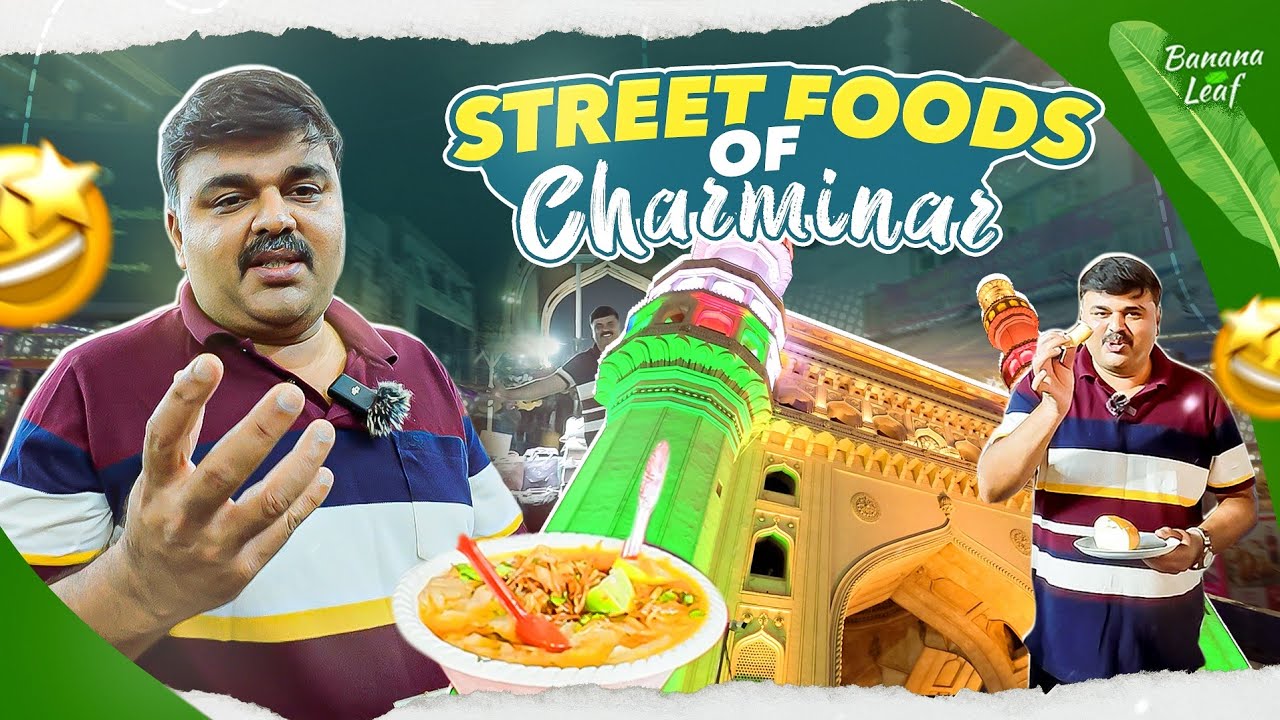 Ep 2: CHARMINAR Street Foods | Ultra fatty and tasty haleem & Shahtoot malai