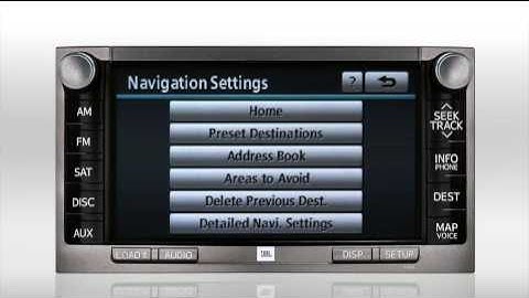 Navigation (advanced system setup) Venza Toyota of Slidell
