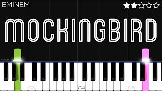 Eminem - Mockingbird Easy Piano Tutorial