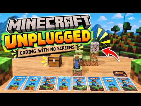 Minecraft Unplugged: Teach Coding With No Screens | How to Make It and Play