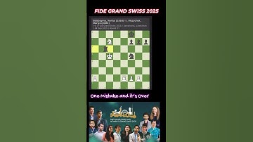 One mistake and it’s Over #chess #yt #FideGrandSwiss2025 #ytshorts