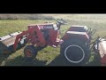 1982 Case 444 Garden Tractor with Front End Loader and Rototiller