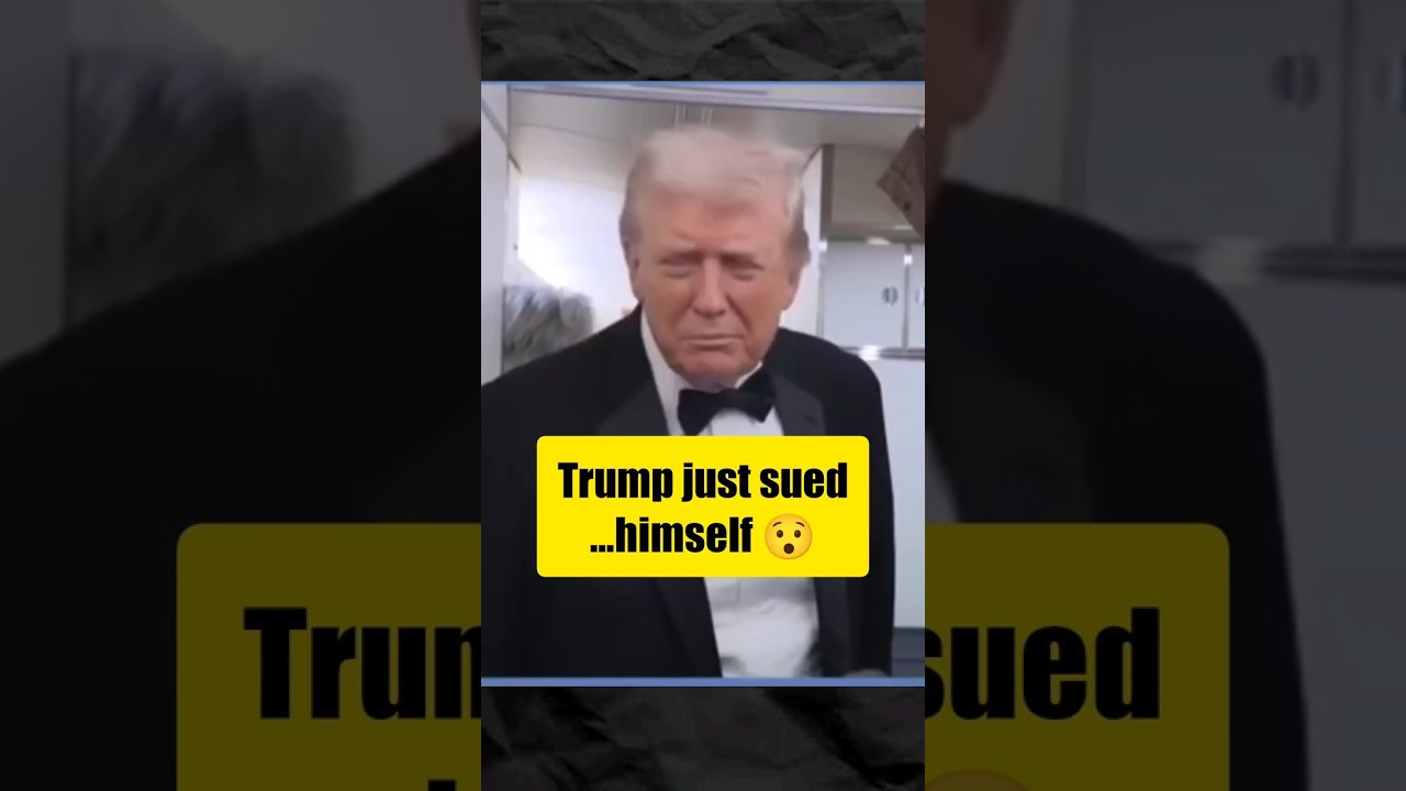 Трамп только что подал в суд на самого себя 😯