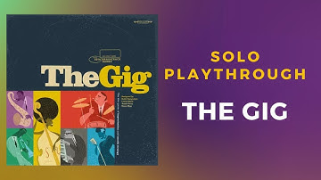 The Gig Roll and Write Board Game Full Solo Playthrough  | DaniCha