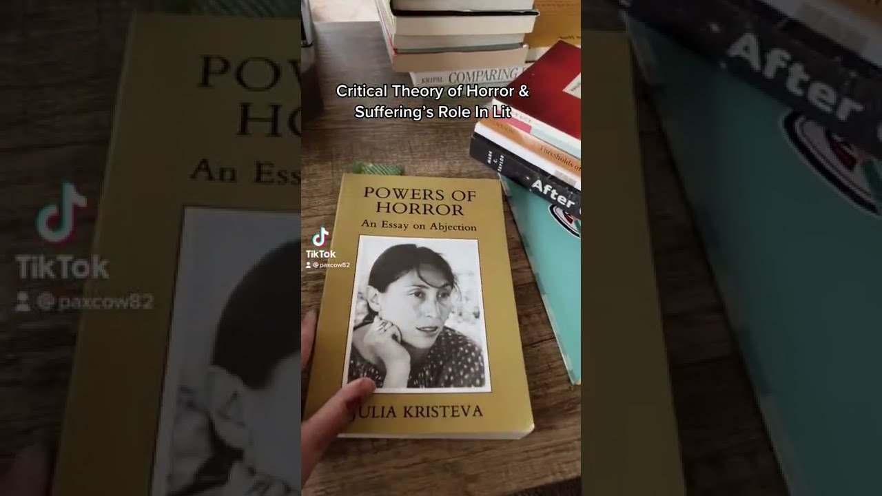 Critical Theory of Horror's Role In Literature | Nonfiction Books | Academia TikTok 