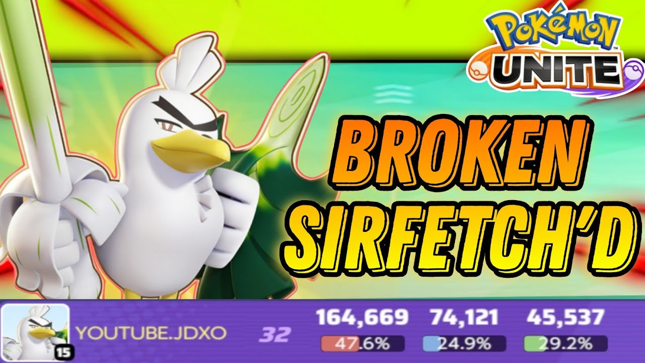 FIRST MATCH WITH SIRFETCH'D 🗡️🛡️ [ Not Rank Match ] Pokémon Unite 