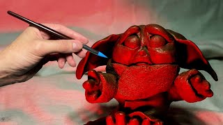 Sculpting Baby Yoda (Grogu) , or maybe i made a scary dog =) | The Mandalorian
