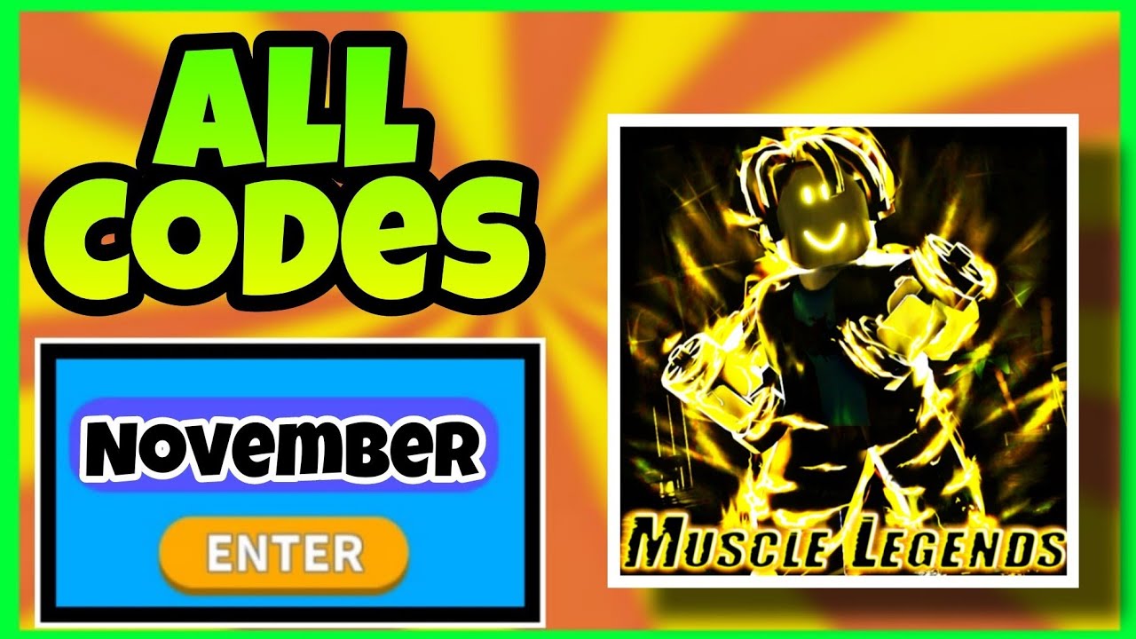 Roblox Muscle Legends Codes (September 2021)