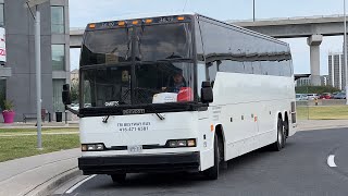 [4K] LINK Train Shuttle - Viscount to Terminal 3 (Prevost Car H3-45 3639)