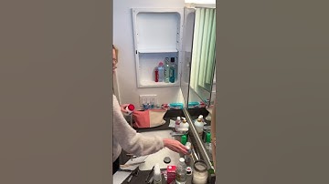 Bathroom Clean out pt1 #declutter #cleaningmotivation #voiceover #shorts #minimalism #mariekondo