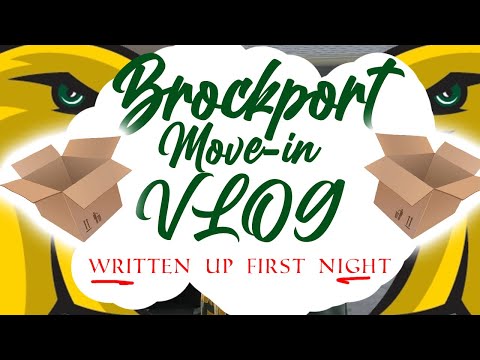 GETTING BUSTED BY THE RA FIRST WEEKEND!!! (BROCKPORT COLLEGE Move-in Vlog)