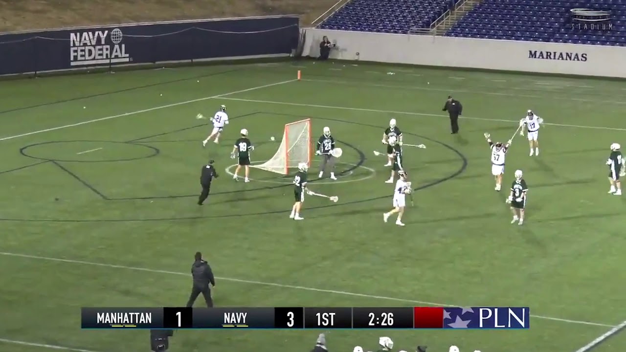2020 Navy Men's Lacrosse Game Highlights Manhattan YouTube
