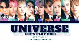 NCT U-  Universe (Let's Play Ball) Color Coded Lyrics [Han| Rom| Eng]