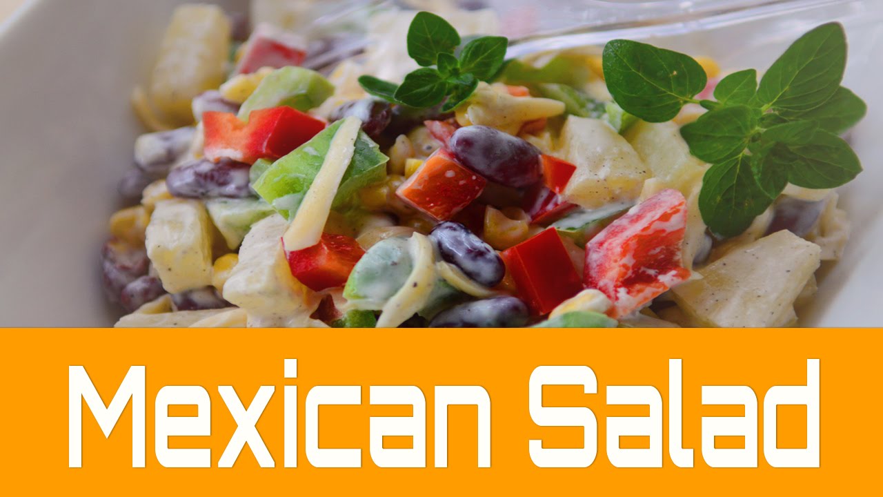 Easy Mexican Salad Recipe - Light, Delicious and Quick Recipes - Food-A-Holic