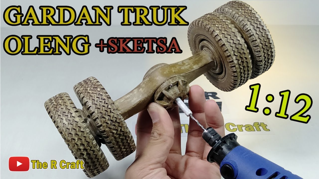 как сделать ось грузовика из картона и картона | Дифференциальный мост из картона своими руками |