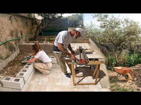 Floor Finished! | Tiling & Taming the Garden + Restoring Old Doors - Spanish House Renovation