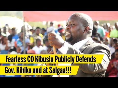 Fearless CO Kibusia Publicly Defends Gov Kihika And Shows Massive Support In Salgaa 