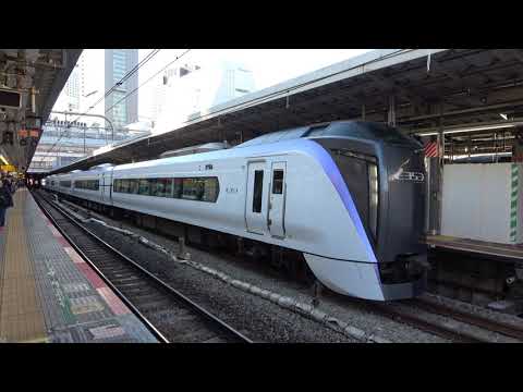 E353系あずさ15号　新宿駅発車！！