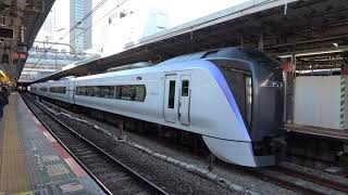 E353系あずさ15号 新宿駅発車!!