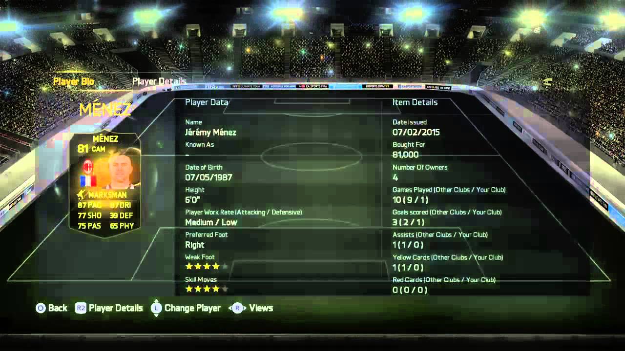 FIFA 15 100K SQUAD BUIDER!! IF MENEZ AND DOUMBIA!