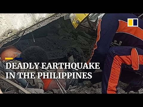 Magnitude 7.2 earthquake strikes Philippines and rattles capital Manila