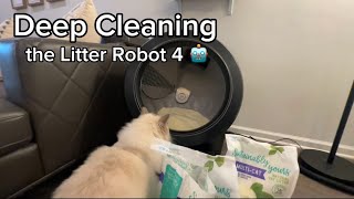 Deep Cleaning the Litter Robot 4