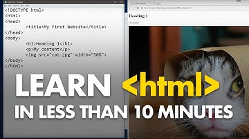 Learn HTML in less than 10 Minutes