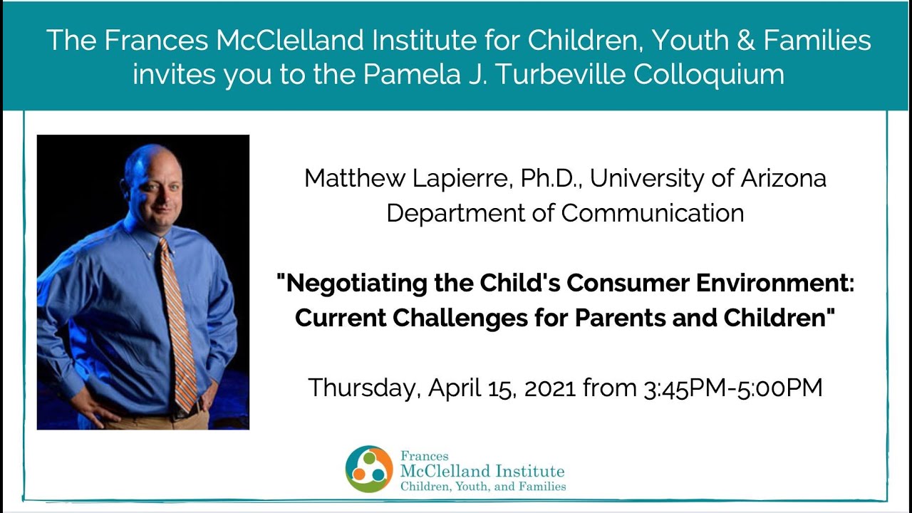 Dr. Matthew Lapierre Turbeville Speaker Series (April 15, 2021) YouTube
