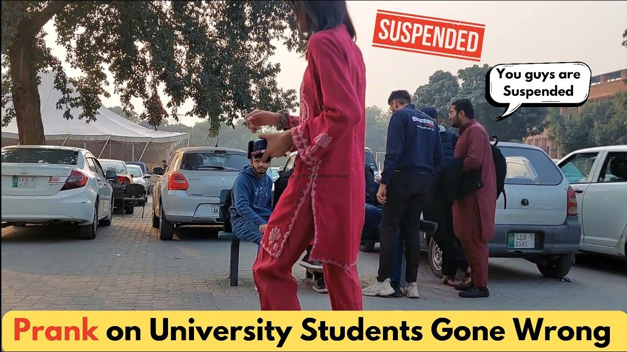 Funny Dare Challenge Prank on University Students