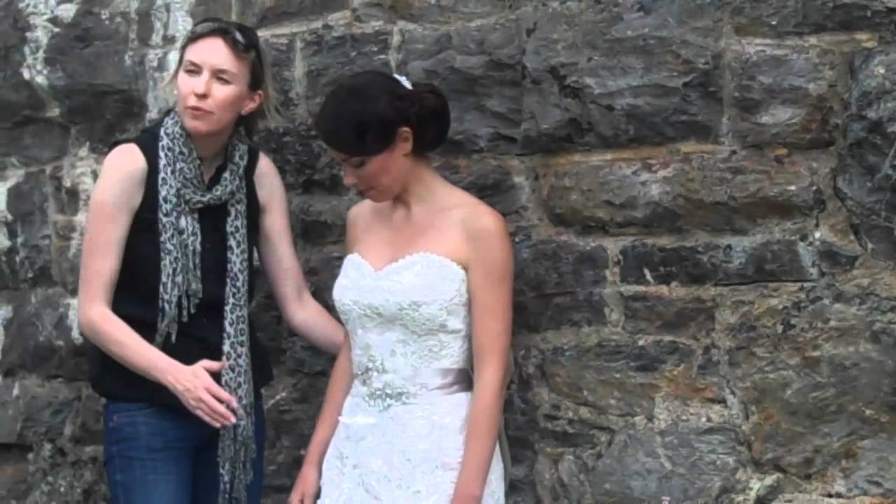 Photoshoot at Polhawn Fort  for Wed magazine