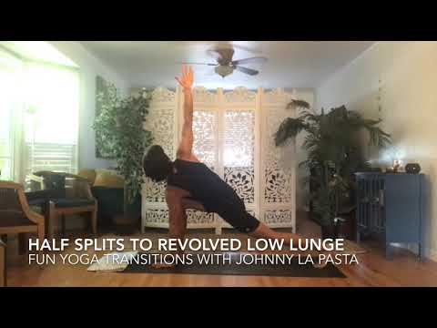 Tutorial: Half Splits to Revolved Low Lunge