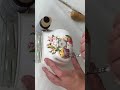 Frasco decorado