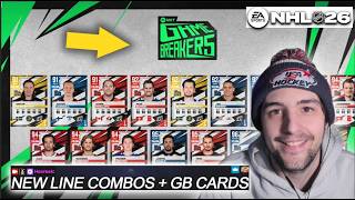 NEW LINE COMBOS + GAME BREAKERS I NHL 26 HUT
