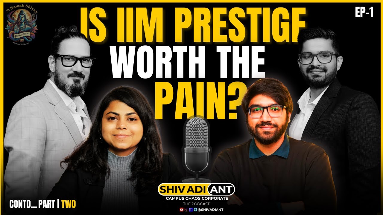 The DARK  SIDE of IIMs | Mental Health & Peer Pressure in MBA Student Life ..