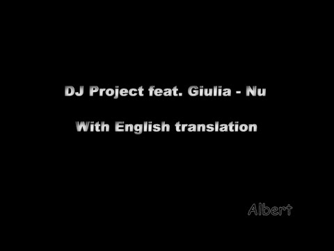 Dj Project Feat. Giulia - Nu |