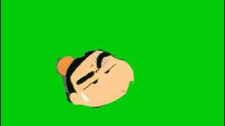 Shinchan punished by mom green screen