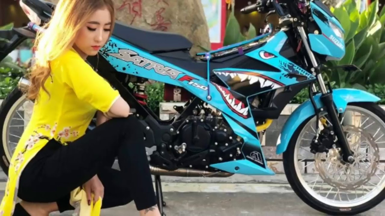 ❤️Bán Duyên...! idol Nguyễn Thị Muội ||Satria F150 của cô gái có ...