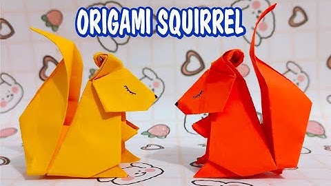 How to do an Easy Origami Squirrel Step by Step