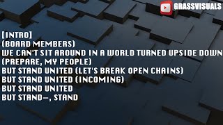 French Montana Stand United feat  Buju Banton & Kanye West  Lyrics