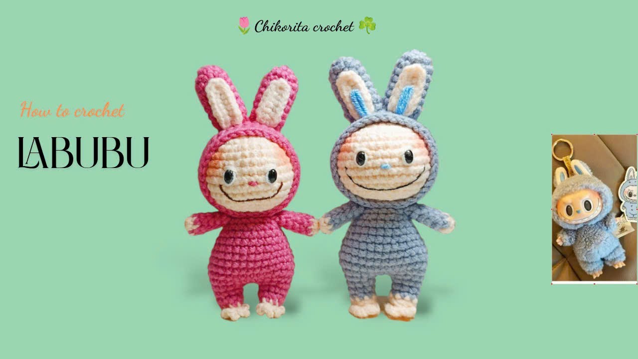 Hướng Dẫn Móc Labubu || Labubu Amigurumi Crochet