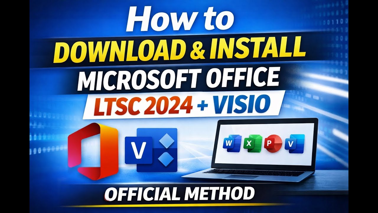 How to Download & Install Microsoft Office LTSC 2024 with Visio ...