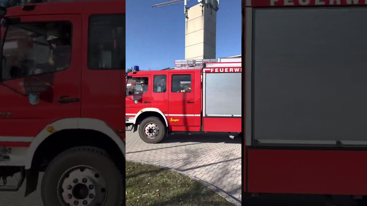 Ausrücken in Echtzeit zum Brand auf Recyclinghof