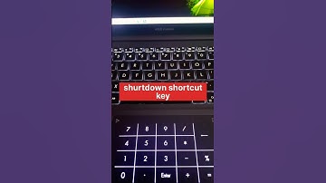 Shutdown shortcut key on laptop pc #shorts #shortsvideo #shortsyoutube
