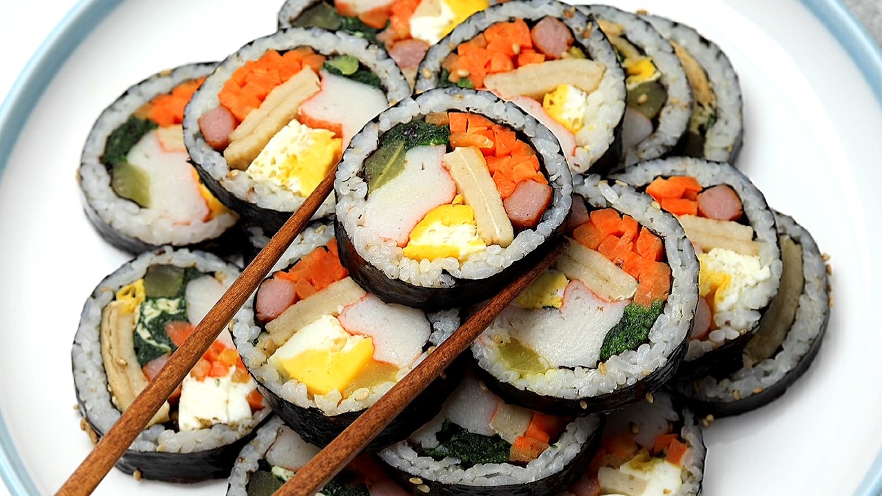 10분 만에 김밥 싸서 소풍 보내요! 너무 맛있다고 식구들이 매일 만들어 달라네요!