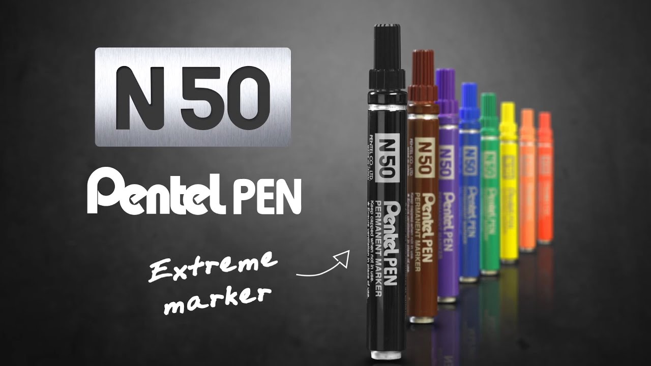 Pentel N50 Permanent Marker YouTube