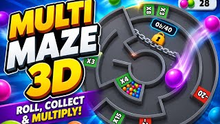Multi Maze Ball 🧩➗ | Math Gameplay. screenshot 5
