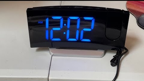Uptimus Projection Alarm Clock Unboxing!