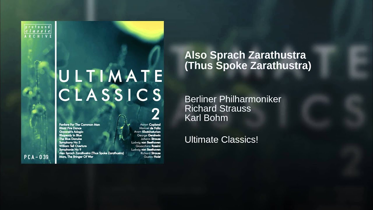 Also Sprach Zarathustra Thus Spoke Zarathustra Youtube Provided to youtube by universal music group. also sprach zarathustra thus spoke zarathustra