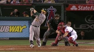 Moss' two-run triple