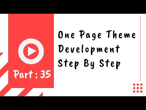 One Page Theme Development WordPress - Step by Step - 35 (Theme Option Codestar Framework Part : 9)